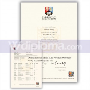 伯明翰大學大學畢業證書購買university of birmingham diploma